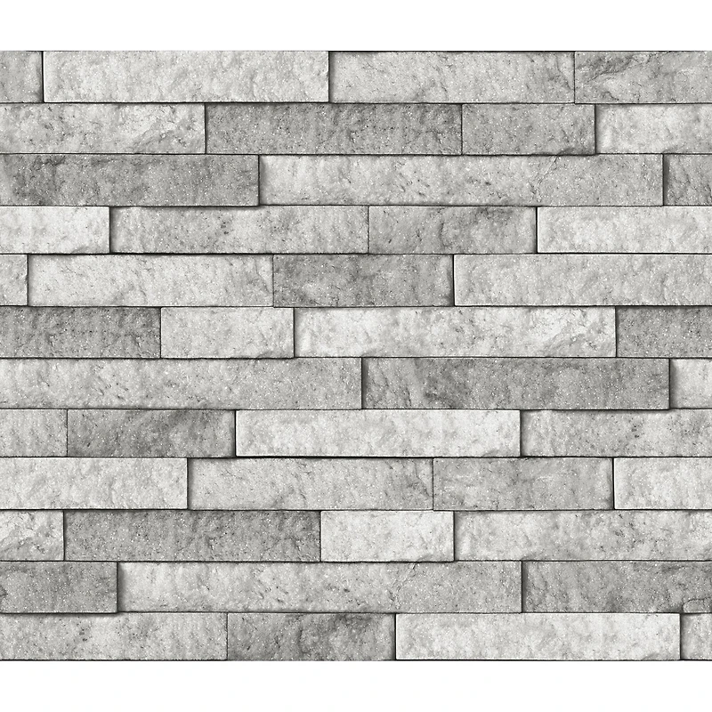 Brewster Gray Stone Peel & Stick Backsplash