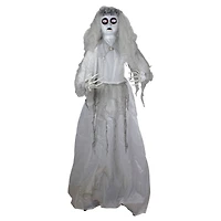 6ft. Lighted & Animated Ghost Bride Halloween Decoration