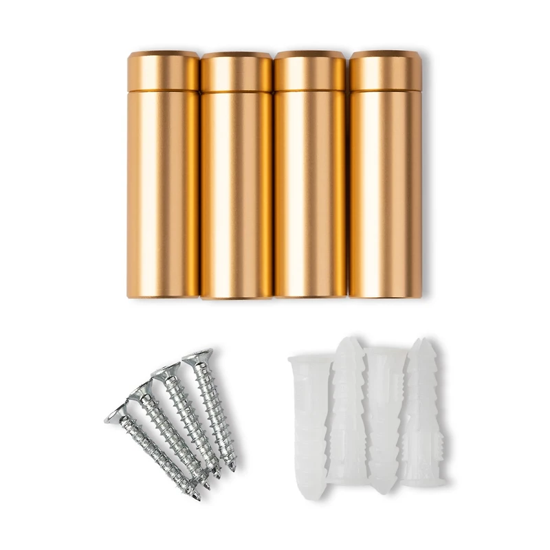 Wexel Art 3 Pack 12" x 12" Clear Single Panel Acrylic Floating Wall Frames & Magnets