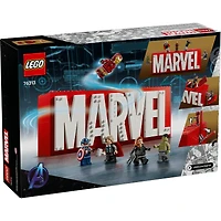 LEGO® Marvel: MARVEL Logo & Minifigures Collectible, Buildable Set 76313