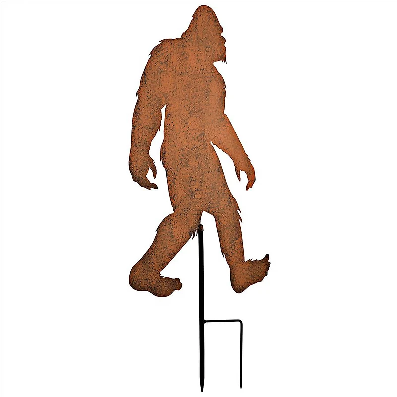 Design Toscano® 3ft. Bigfoot Spotted Metal Silhouette Yeti Garden Stake