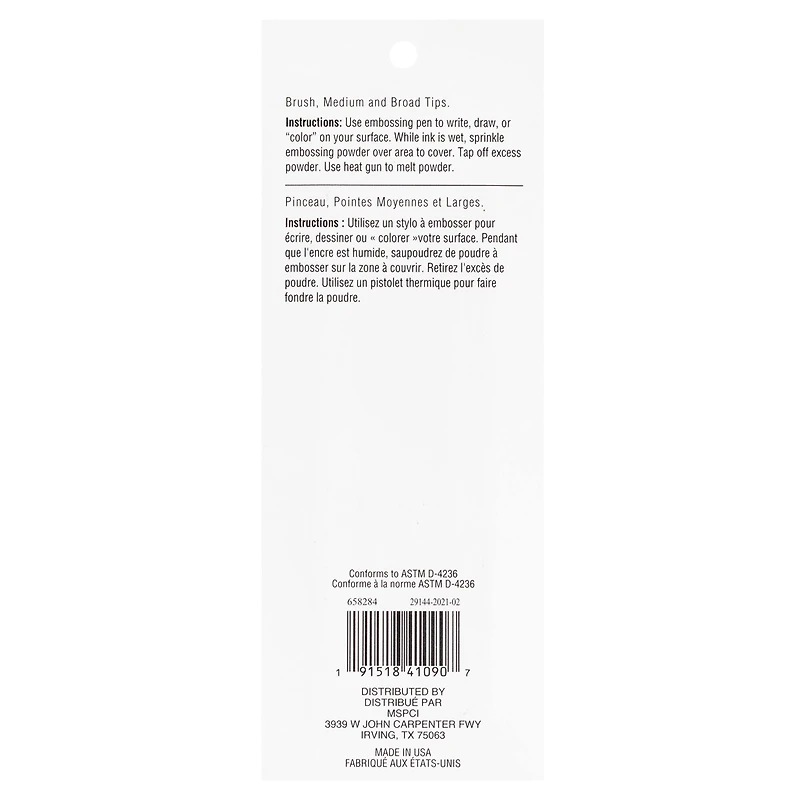 12 Packs: 3 ct. (36 total) Embossing Pens by Recollections™