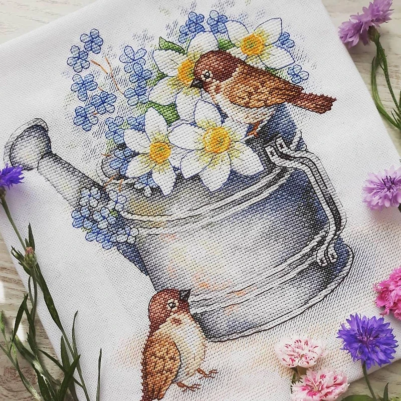 MP Studia Daffodil Lovers Cross Stitch Kit