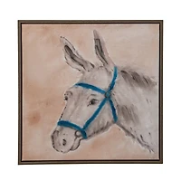 Hello Honey® 18" x 18" Donkey Wall Art