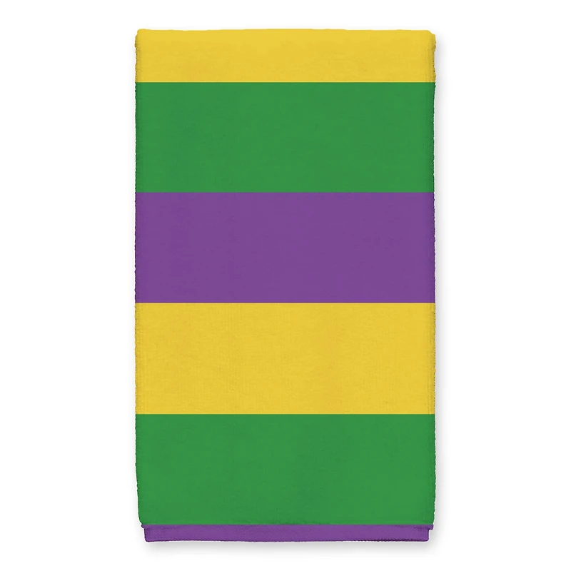 Mardi Gras Stripes Tea Towel Set