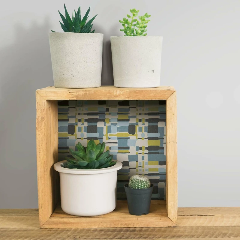 RoomMates Retro Plaid Peel & Stick Wallpaper