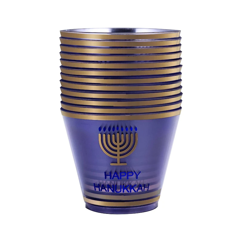 9oz. Happy Hanukkah Plastic Cups, 12ct. by Ashland®
