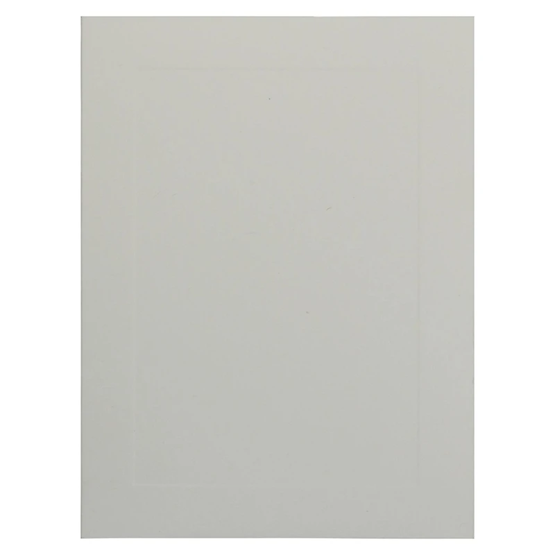 JAM Paper 4.625" x 6.25" White Panel Blank Foldover Cards, 100ct.