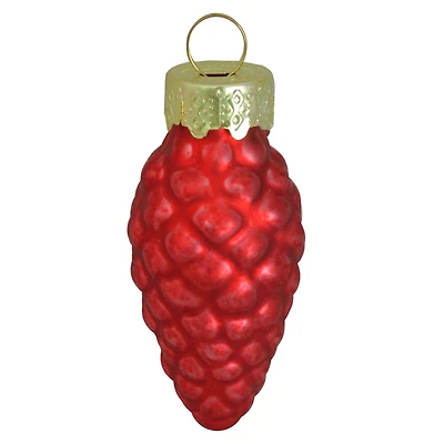 Whitehurst 56ct. 2" Matte Glass Pinecone Ornaments