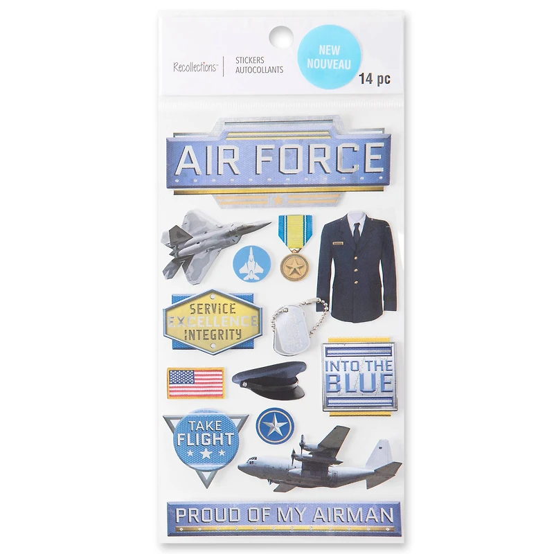 Air Force Dimensional Stickers by Recollections™