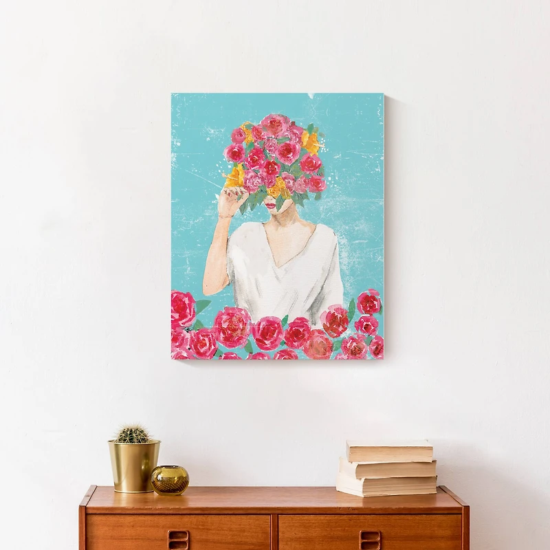 Glam Girl Canvas Wall Art
