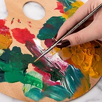 Royal & Langnickel® Zen® Series 73 Synthetic All Media Liner Short Handle Brush, Size 2