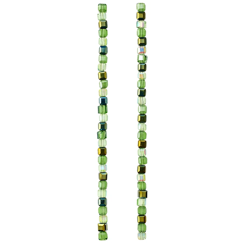4mm Glass Cube Mix by Bead Landing™