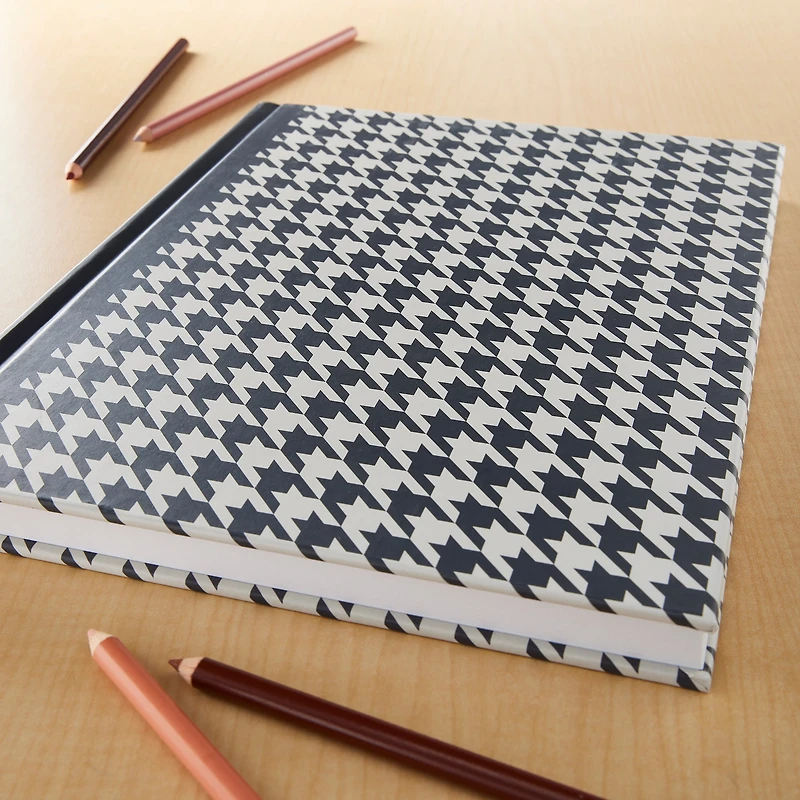 Houndstooth Sketchbook by Artist's Loft™, 8.5" x 11"