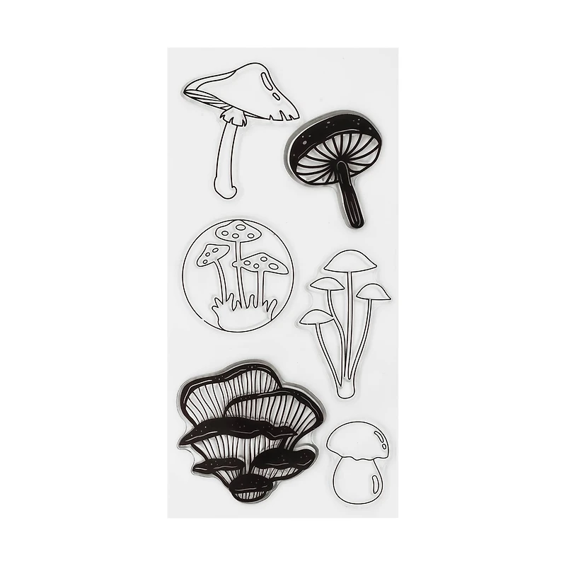 Mushroom Clear Stamps, 6ct. by Recollections™