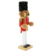 14" Wooden Nutcracker with Christmas Countdown Sign