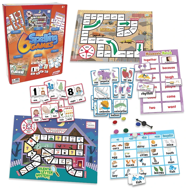 Junior Learning® 6 Spelling Games