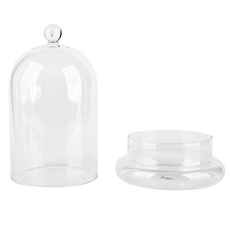 8.75" Clear Glass Cloche with Base by Ashland®