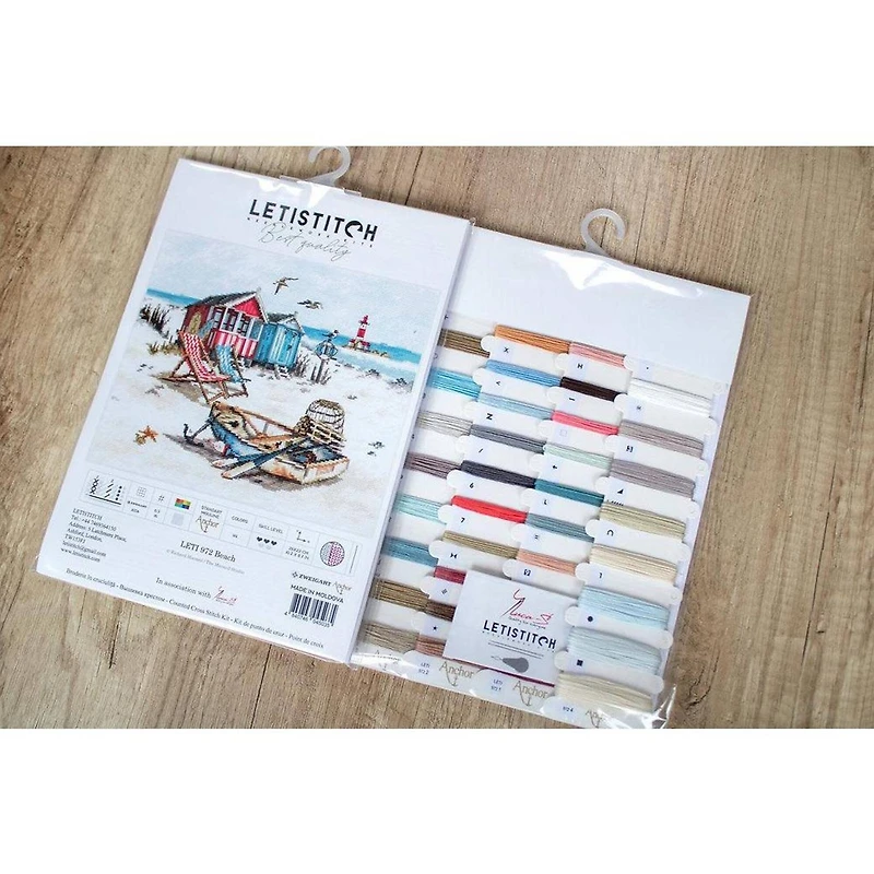 Letistitch Beach Counted Cross Stitch Kit