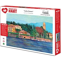 Hart Puzzles Lake Como by Allan Friedlander 1,000 Piece Jigsaw Puzzle