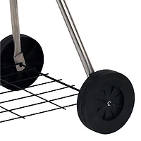 Brentwood BB-1701 17" Red Portable Charcoal BBQ Grill