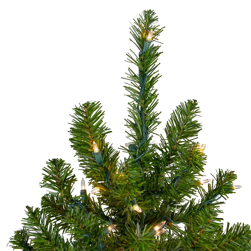 5ft. Pre-Lit Canadian Pine Artificial Christmas Tree, Clear Lights