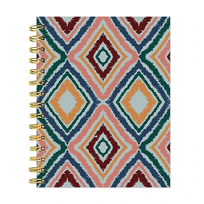 TF Publishing Ikat Boho Chic Spiral Lined Journal