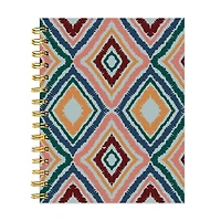 TF Publishing Ikat Boho Chic Spiral Lined Journal
