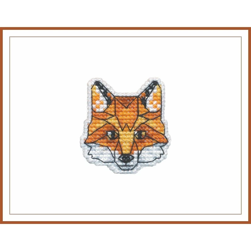 Oven Badge-Fox Cross Stitch Kit