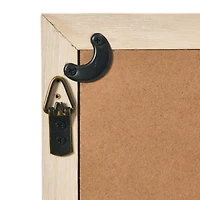 Hello Honey® Abstract Geometric Print with Natural Wood Frame