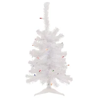 2ft. Pre-Lit Woodbury White Pine Artificial Christmas Tree