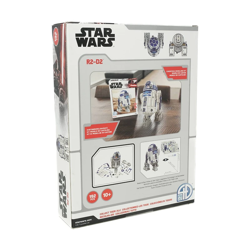Star Wars - R2D2 Paper Model Kit: 192 Pcs