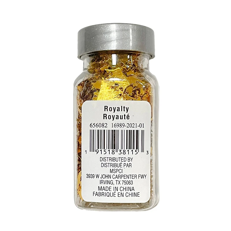 Specialty Polyester Glitter Gold Crown Shapes by Recollections™