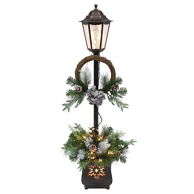 6 Pack: 4ft. Pre-Lit Christmas Lamp Post