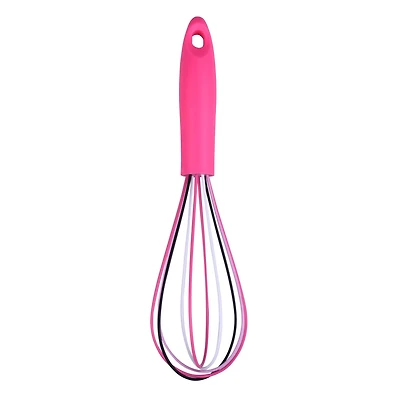 Mini Pink Silicone Whisk by Makery™