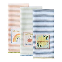 Be You-Tiful Embellished Dishtowel (Set of 3)