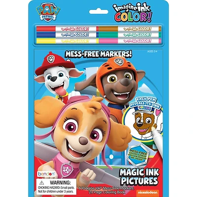 Imagine Ink® COLOR! PAW Patrol™ Mess Free Coloring Pad & Marker Set