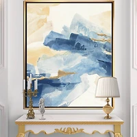 Designart - Metallic Gold Indigo II