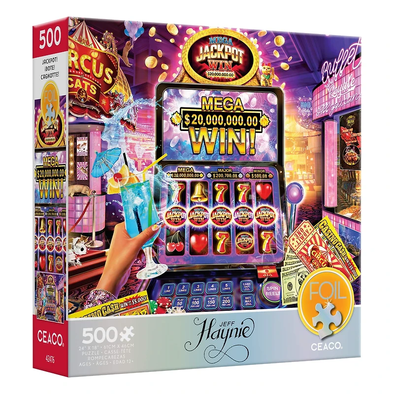 Assorted Foil 500 Piece Puzzle