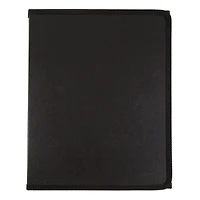 JAM Paper Black Easel Fold Booklet Style Display Book