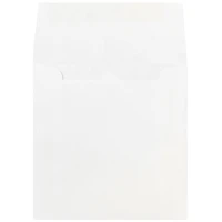 JAM Paper White Square Invitation Envelopes