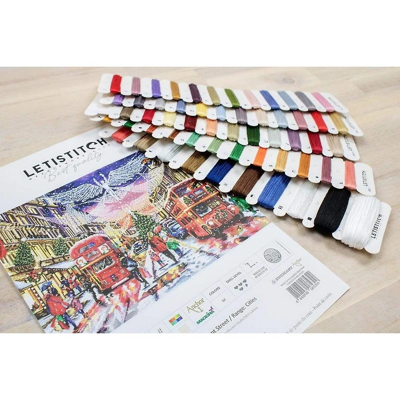 Letistitch Regent Street/Range: Cities Counted Cross Stitch Kit