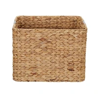 Household Essentials 11" Square Hyacinth Wicker Basket