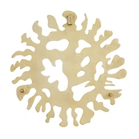 Set of 3 Gold Aluminum Modern Wall Decor, 25" x 25" x 3"