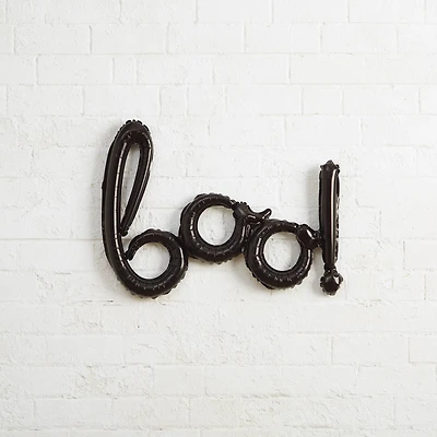 24" Black Boo! Foil Balloon by Celebrate It™