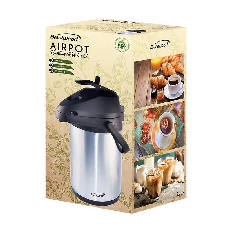 Brentwood Airpot Hot & Cold Drink Dispenser