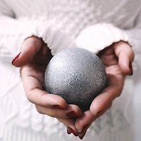 60ct. 2.5" 4-Finish Silver Shatterproof Ball Ornaments