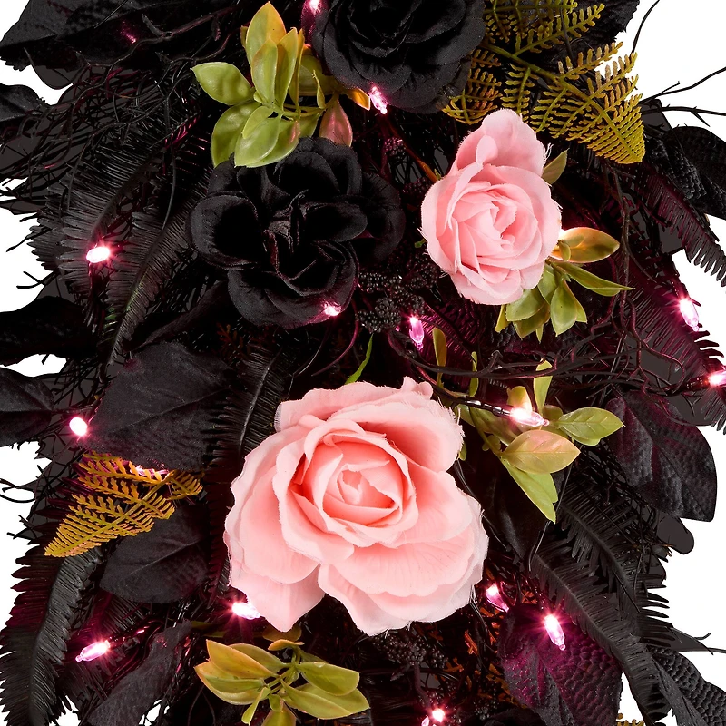 26" Cute & Creepy LED Halloween Swag