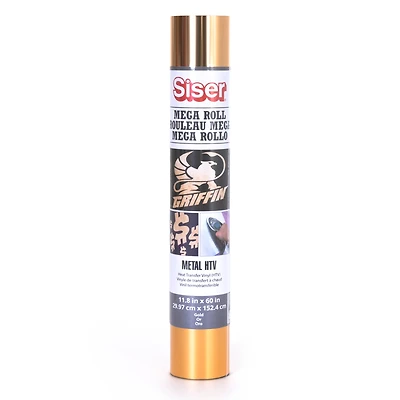 Siser® Metal Heat Transfer Vinyl Mega Roll, Gold