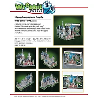 Wrebbit 3D Puzzle™ Neuschwanstein Castle 890 Piece Puzzle